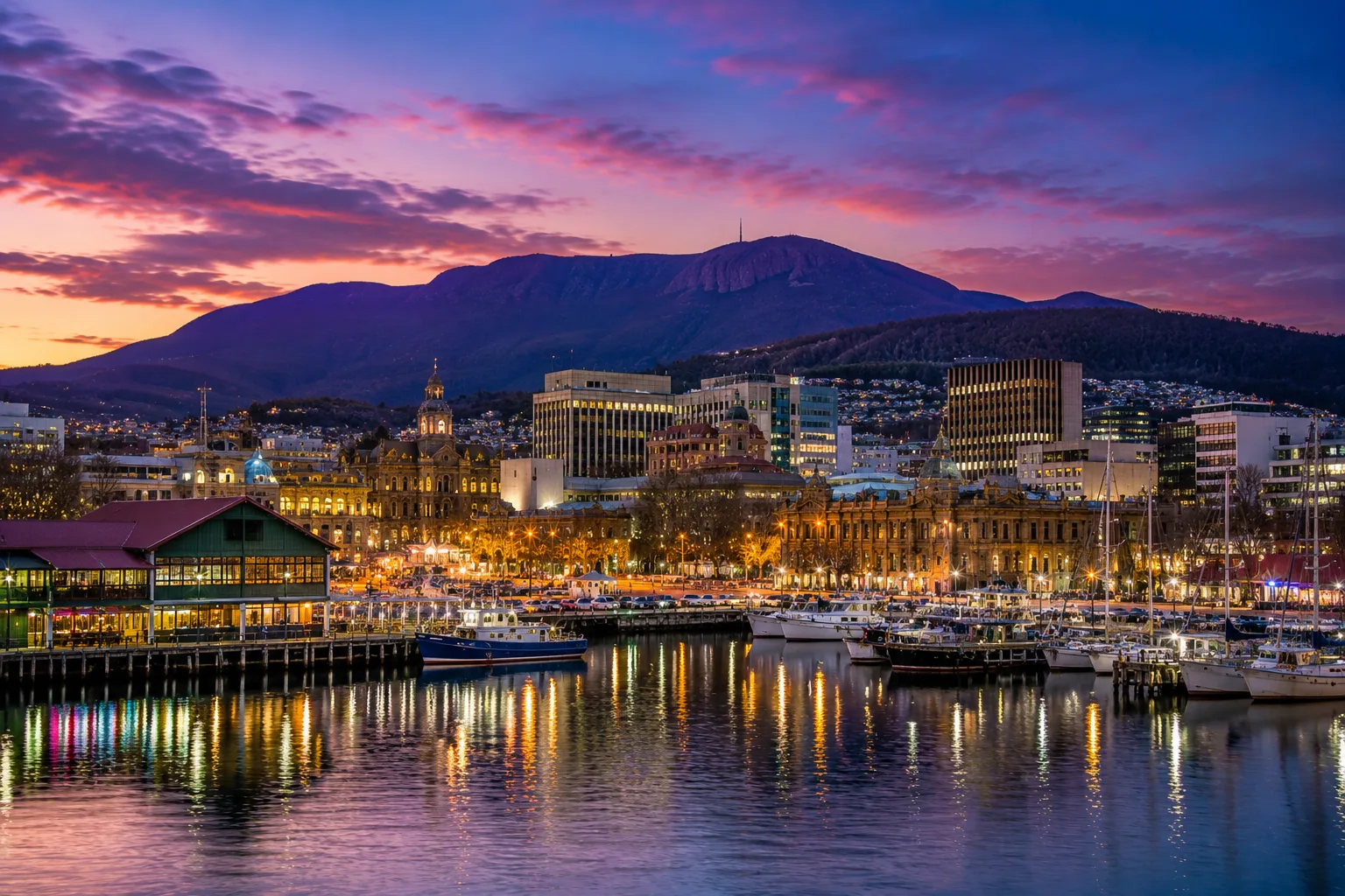 Hobart skyline